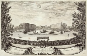 Scène sur le Grand Étang représentant l